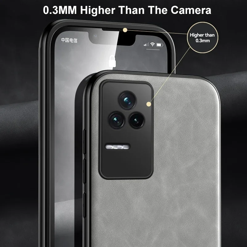 Luxury Leather Matte Silicone Phone Case
