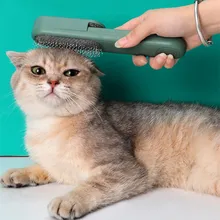 Cat Brush Pet Hair Remover Stainless Steel Cat Hair Remover Pet Grooming Double Head Cats Comb Removal Cats Cleaning Pet Product