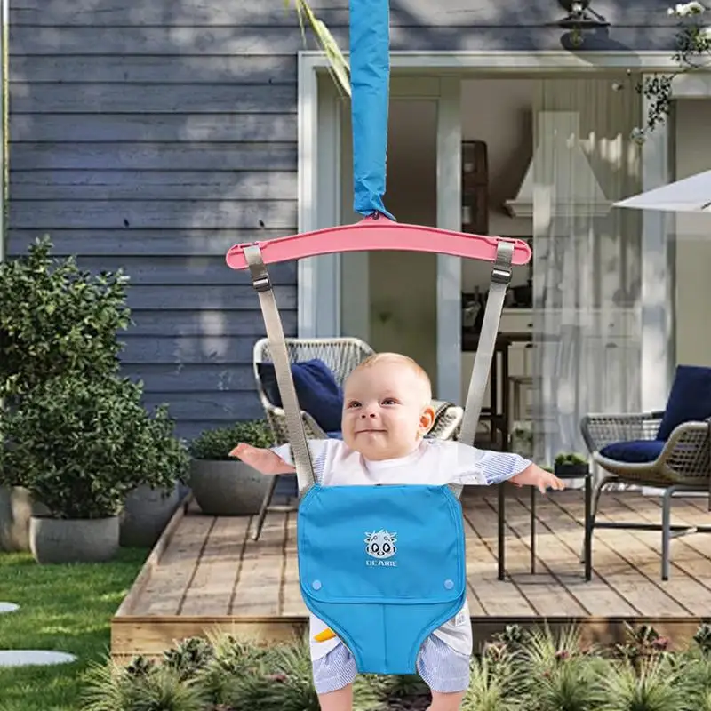 Kids Jumping Swing Kids Swing & Bouncer Jumper With Adjustable Chain Doorway Toddler Jumper Exerciser For Indoor/Outdoor Play 4