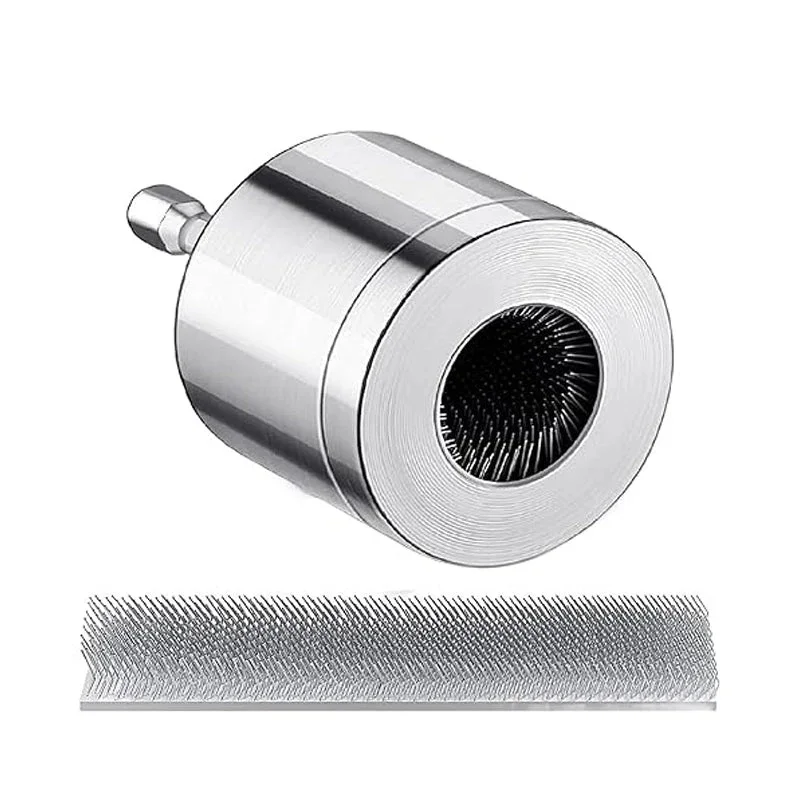 15/22MM Copper Tube Cleaning Brush Universal Rust Removal Cleaner Electric Polishing Tool Brush Pile Head Wire Brush