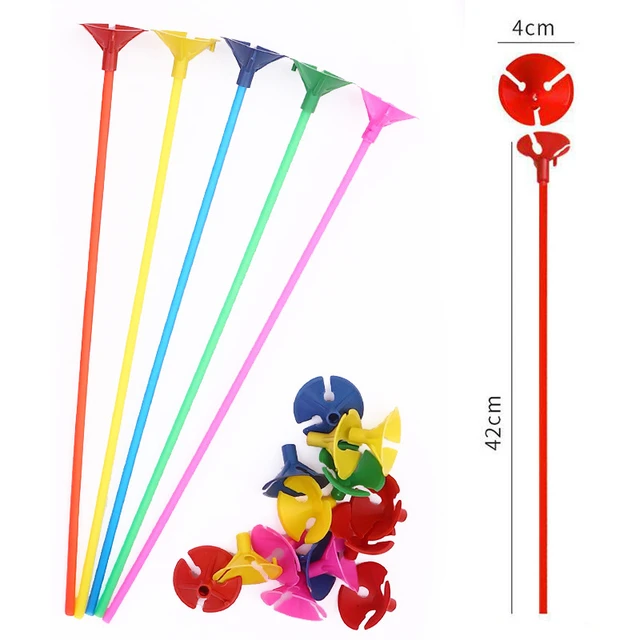 Foil Balloon Stick Transparent Plastic Balloons Holder Sticks for Baby  Shower Birthday Wedding Party Decor Ballons Accessories - AliExpress