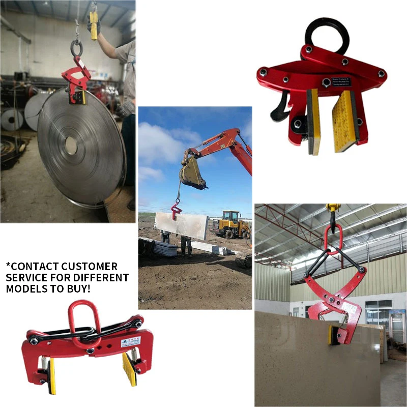 Marble Stone Glass Vertical Lifting Clamp 320KG 2-6CM Opening Size lifting tool