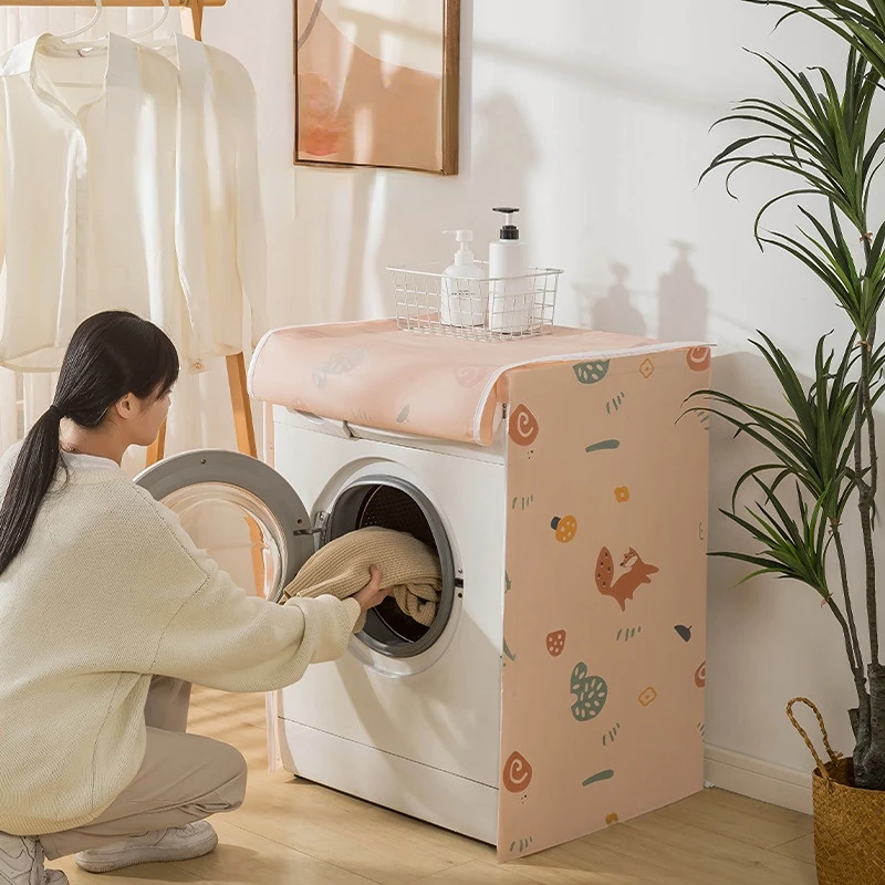 Juste anti-poussière imperméable pour machine à laver, housse de