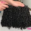 Pixie Curly Human Hair Bundles Deep Curly Hair Bundles Brazilian Raw Hair Weaving 8-40 Inch Human Hair Loose Deep Wave Bundles 1