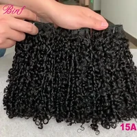 Pixie Curly Human Hair Bundles Deep Curly Hair Bundles Brazilian Raw Hair Weaving 8-40 Inch Human Hair Loose Deep Wave Bundles 1