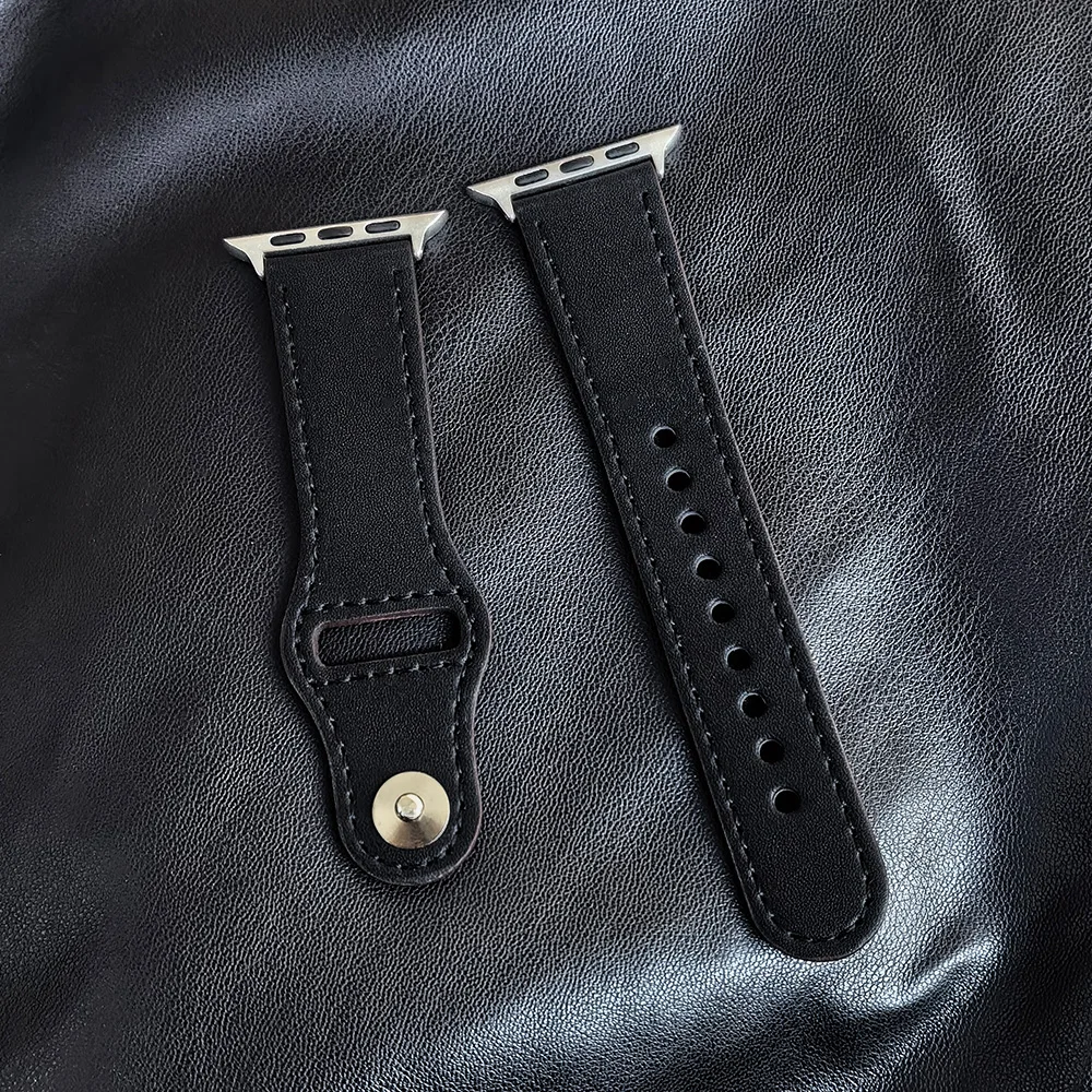 Elegant Leather Band for Smartwatch – Premium Wrist Bracelet Strap