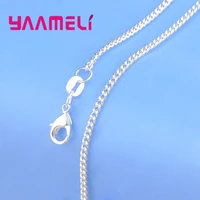 Grande vente échantillon commande 20 pièces mélange 20 Styles 18 "véritable 925 argent Sterling couleur lien collier ensemble chaînes + fermoirs à homard 5