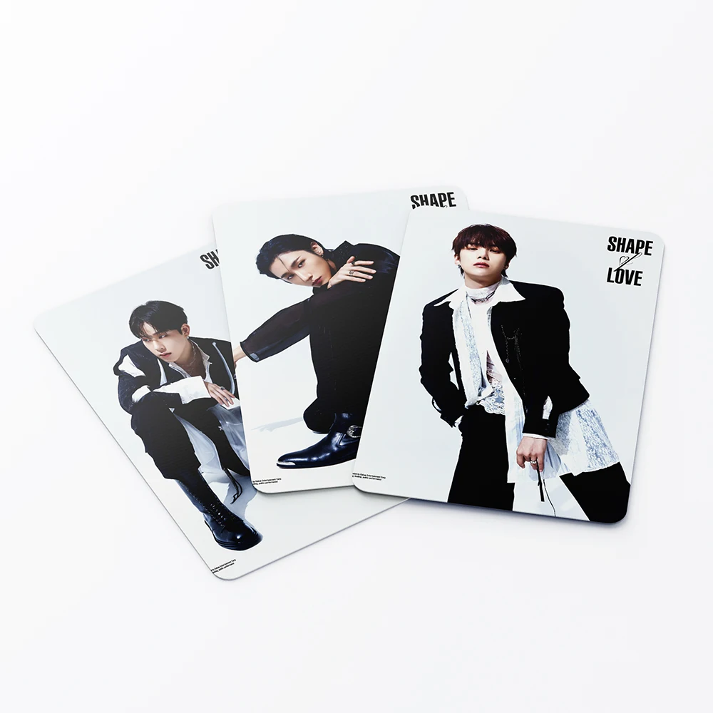 54pcs/set Kpop MONSTA X Lomo Cards New Album SHAPE OF LOVE Boys