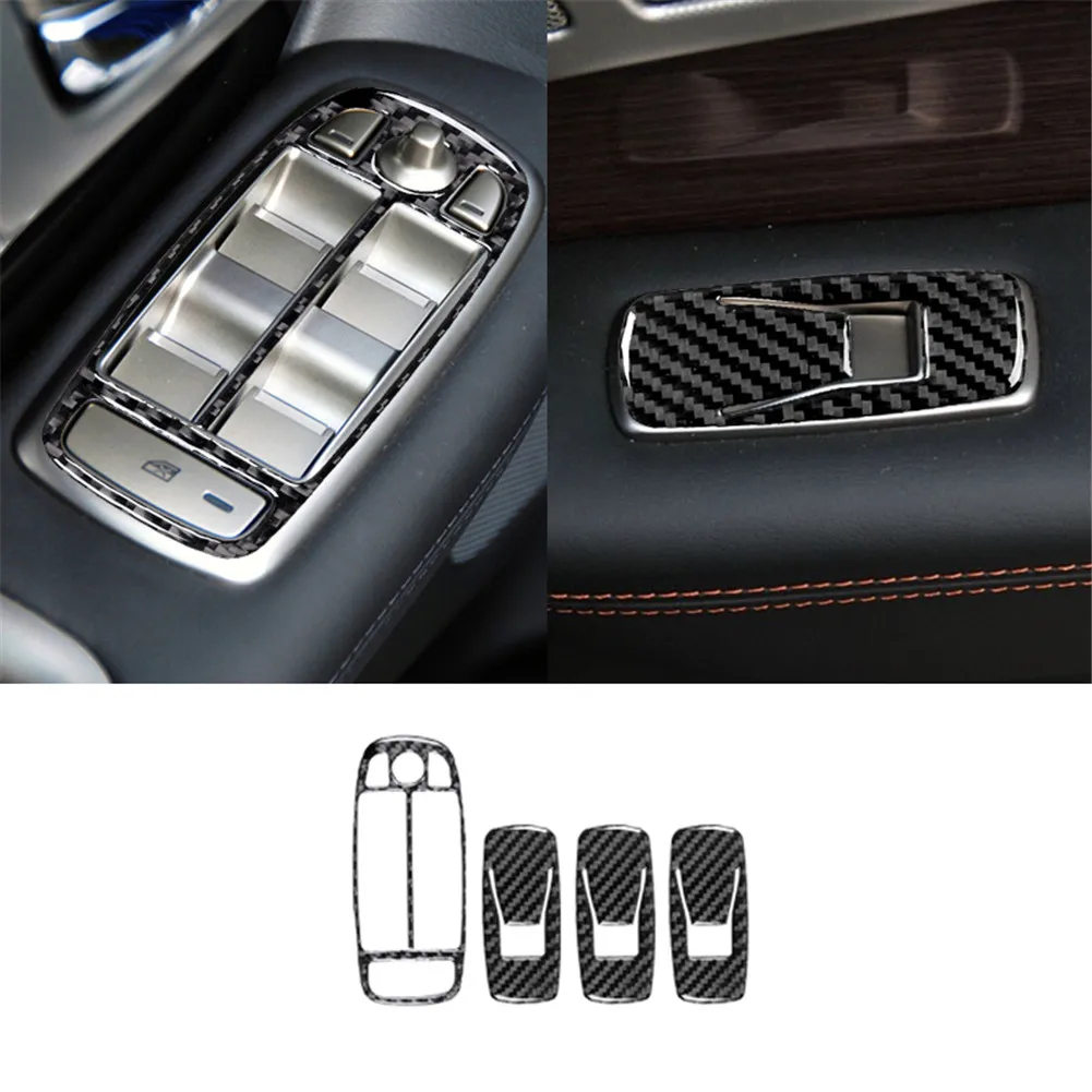 Für Jaguar XF 2009 2010 2011 Auto Innen Zubehör Auto Innen Dekoration Carbon Faser Schutz Aufkleber – Detail 3