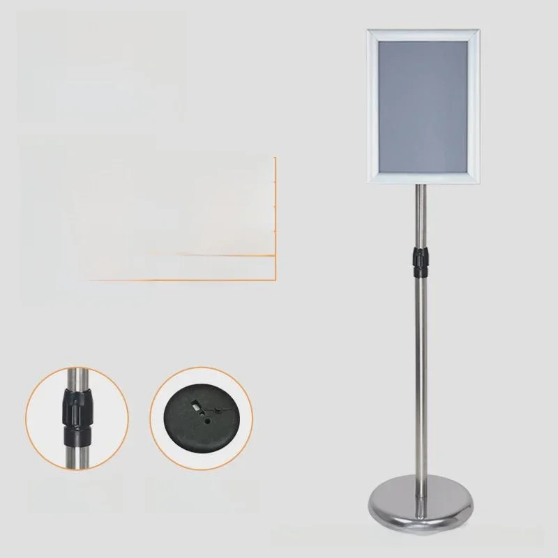 לוח תצוגה עומד מנירוסטה, שלט הכוונה למלון, מעמד לבקבוקי מים, קופסת אחסון מתכת