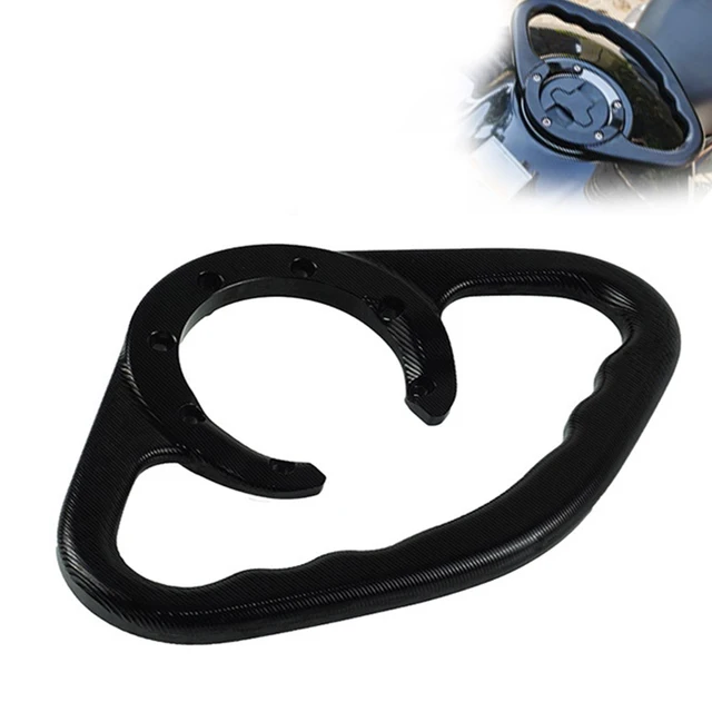 Motorcycle Fuel Gas Tank Handle Grab Bar CNC Aluminum Alloy Passenger Armrest For Kawasaki Rear Passenger Fuel Tank Handle