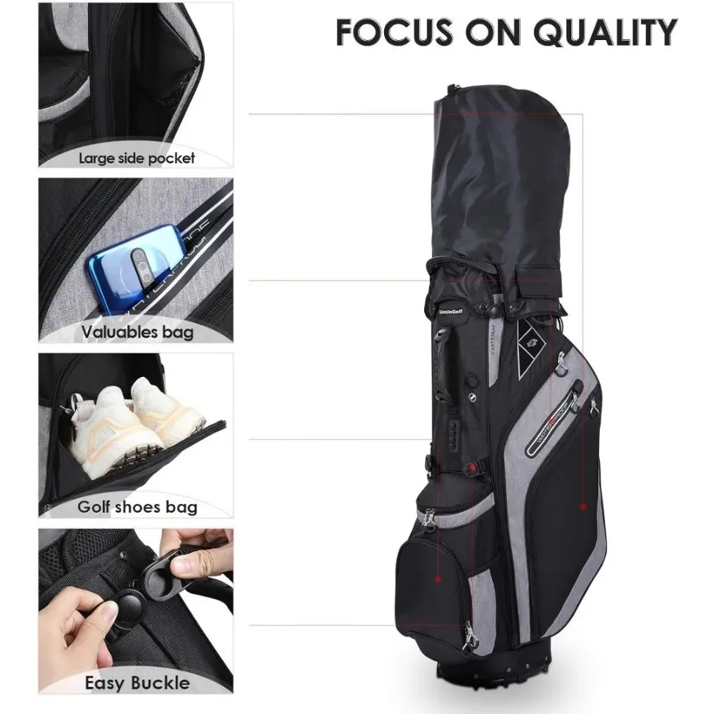 Golf Stand Bag 14 Way Top Dividers 3