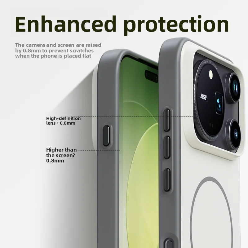 Premium Protective Back Cover: Hard Silicone Skin with Magnetic Wireless Charging for Huawei Honor Magic 9 Pro Max