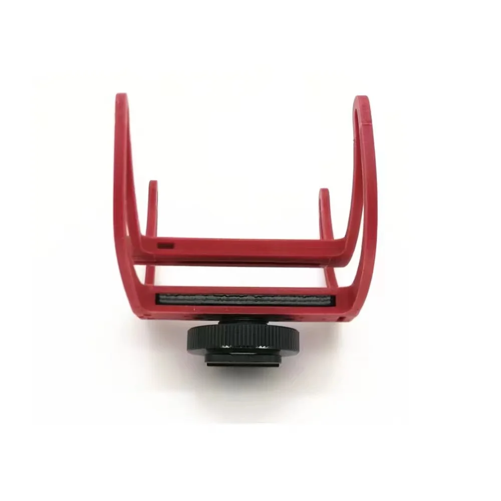 Hot Shoe Shock Mount with Rycote Lyre Bracket for Rode VideoMicro Videomic Go Adapter Microphone Stand Holder Clamp Clip microphone stand microphone shock mount