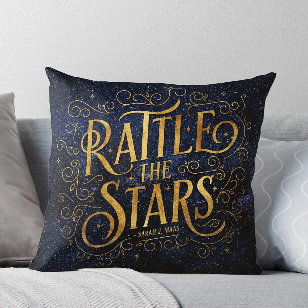 

Rattle the Stars - Night Throw Pillow Pillow Covers Decorative christmas cushions covers Pillows Aesthetic