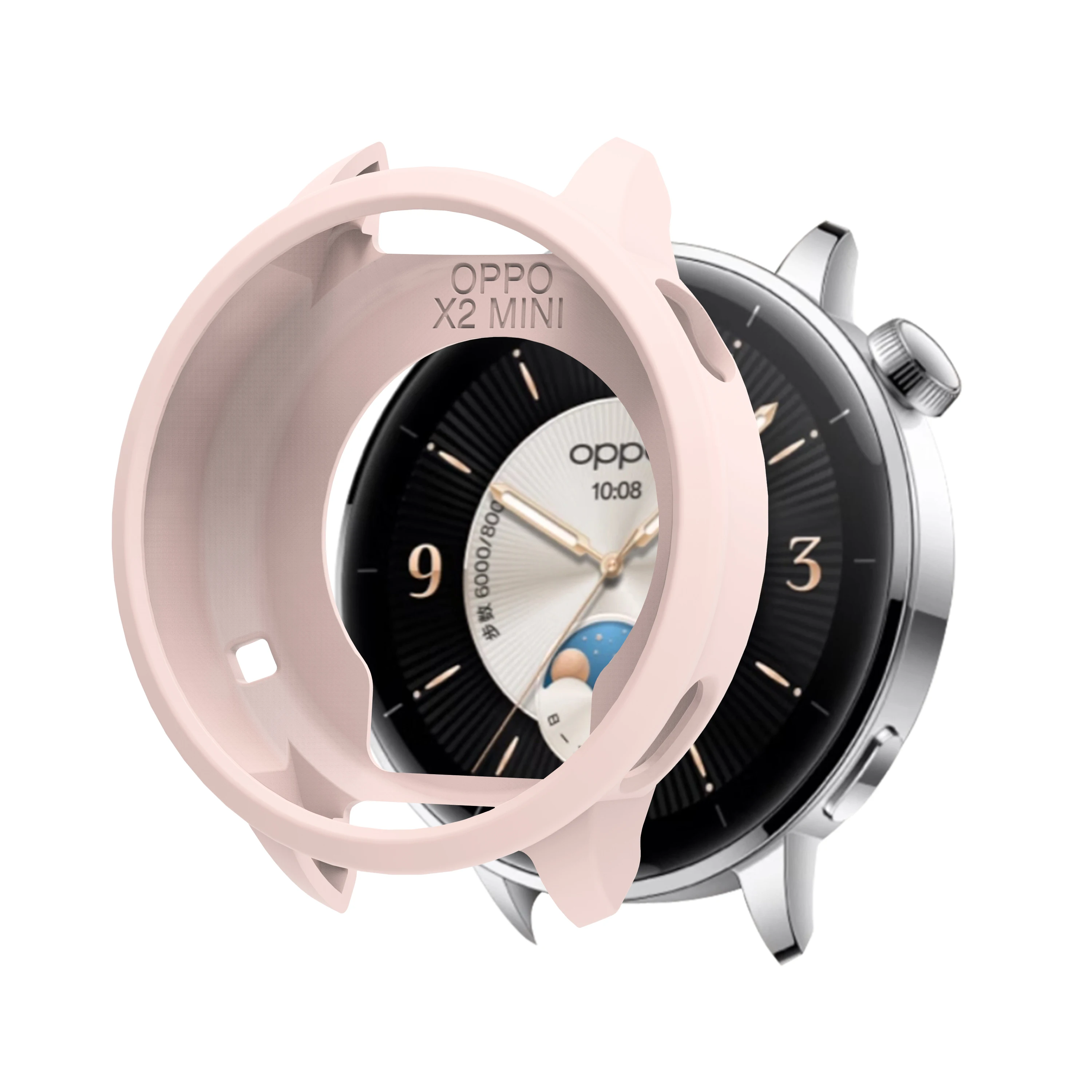 Silicone Protective Case Cover for Smartwatch - Full Body Soft TPU Hollow Design