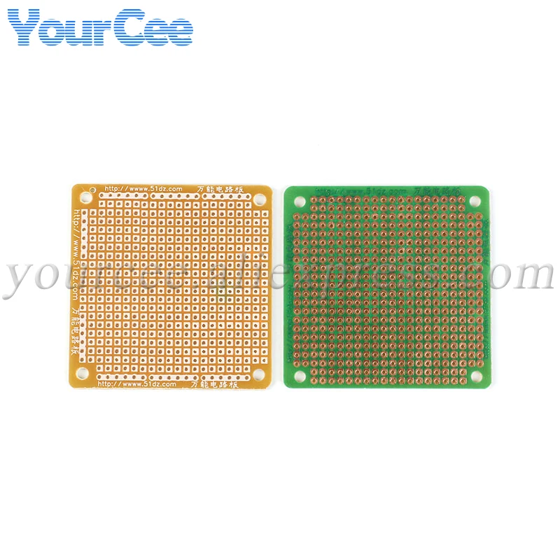 5개/1개 단면 프로토타입 범용 PCB 6x6CM 7X12CM 6*6cm 7*12cm 실험용 베이클라이트 구리판 회로 기판 60x60mm