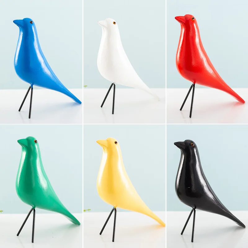

BUF-Large Wooden Animal Ornament, Wine Cooler Decor, Pigeon Figurines, Eames, Bird, Peace, Dove Crafts, Home, Restaurant