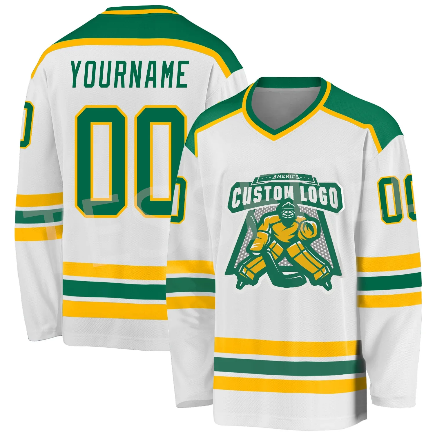 

Drop Shipping Custom Name Hockey Jersey Team Logo Vintage Long Sleeves Retro 3DPrint Pullover Harajuku Casual Sweatshirts AX14