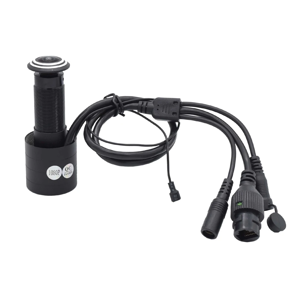 5-мегапиксельная IP-камера дверной глазок с POE, мини-глазок с обнаружением движения, видеоглазок, беспроводной домофон, домашняя камера видеонаблюдения