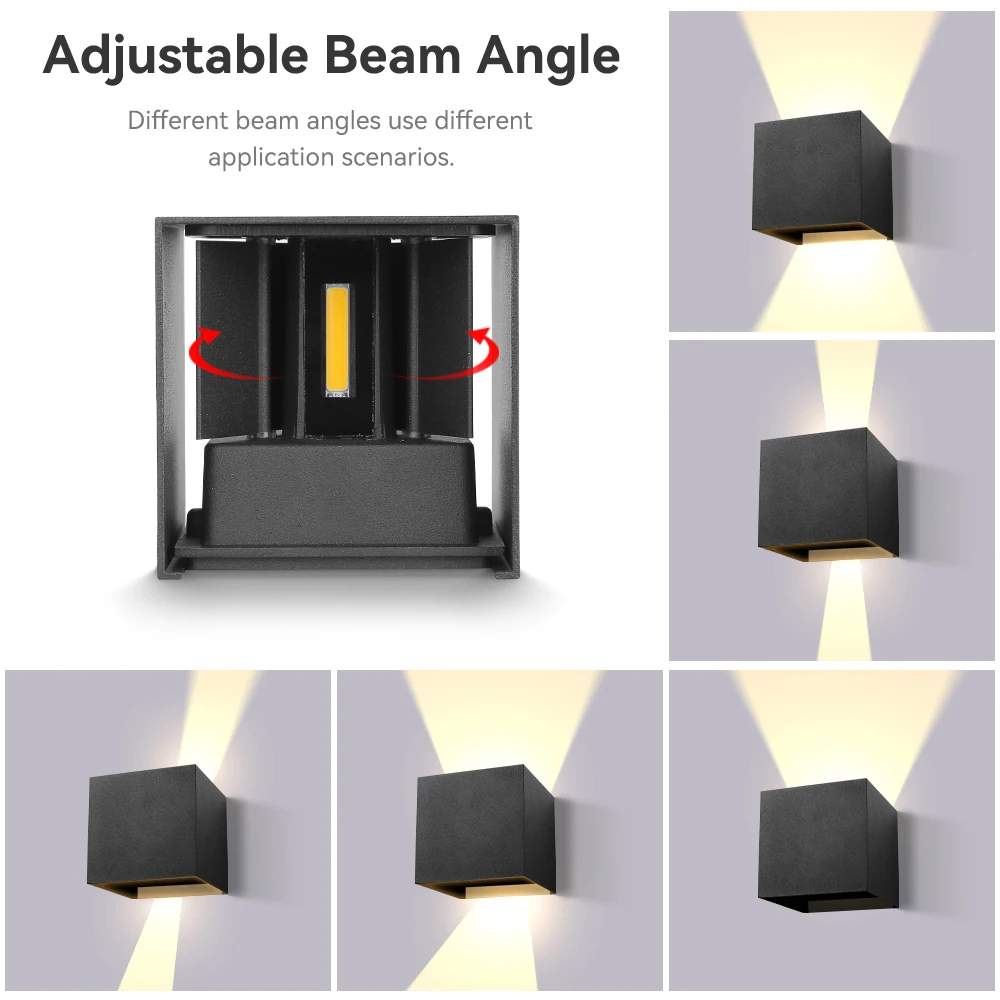 Led Wall Lamp Wall Light Led Wall Lamp Waterproof External Wall Sconce Lights Outdoor Lighting Fixture For Home Decor Stairs Garden Bedroom Street Lamps