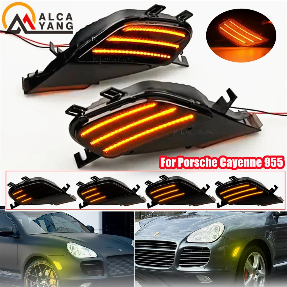 

1 пара, повторитель сигналов поворота для Porsche Cayenne 955 2003-2006