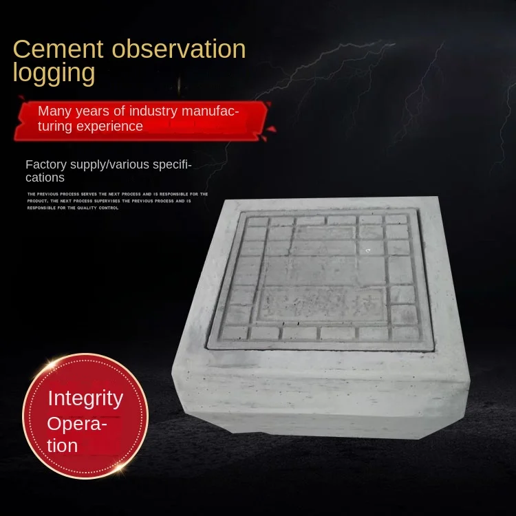 

Cement observation well electrical survey hv lightning protection grounding resistance detection test detection cement plastic