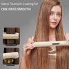 New 2 in 1 Professional Hair Straightener with 4 Gears Heat Ceramic Ionic Fast Heat-Up Negative Ion Hair Flat Iron Lcd Display 3