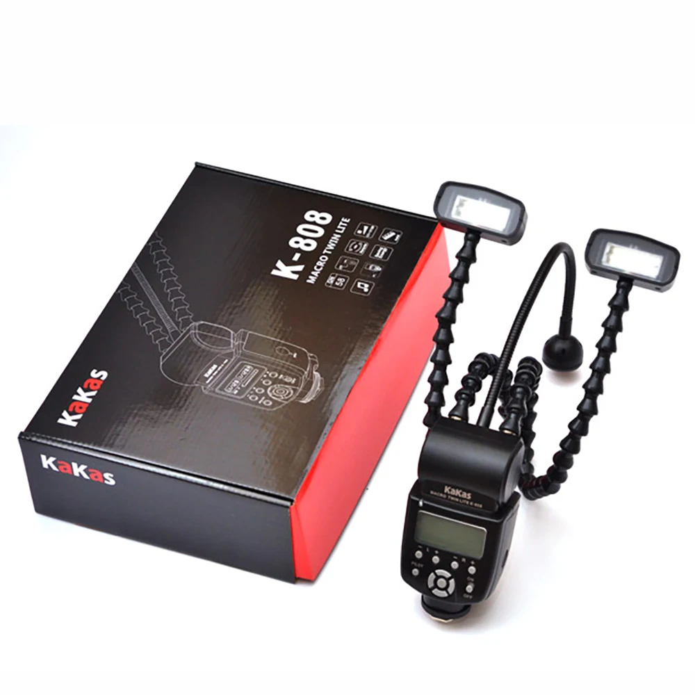 K808 Camera Flash Macro Light Flexible Macro LED Speedlight