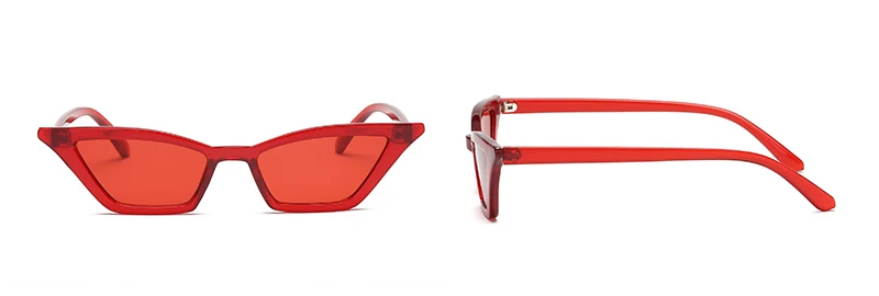 Schutzbrille Cat Eye Sonnenbrille Damen Schmales Rahmen Design Sonnenbrille Multi Color Frames Shades Damen Sonnenbrille UV400 – Detail 22