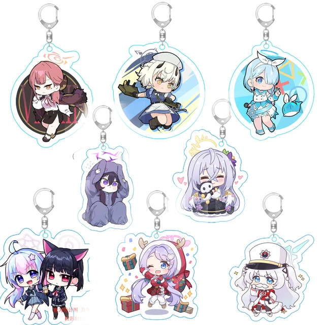 Anime Bocchi The Rock Star Keychain with Bell Kawaii Characters Acrylic  Pendant Keyring Collections - AliExpress