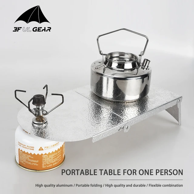 3F UL camping mini portable folding table outdoor barbecue  4