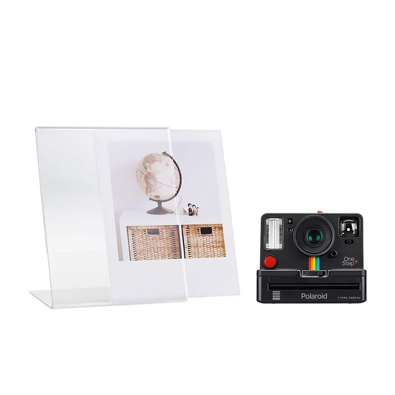 zwanger Interpretatie Radioactief 1 5 Pcs L Shape Fotolijst Acryl Transparante Mini Stand Voor Polaroid Pop  Film Instant Camera Foto| | - AliExpress