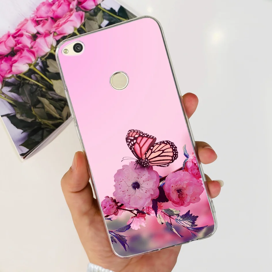 Floral Love Heart Soft Silicone Clear Phone Case