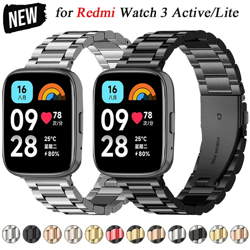 Stainless Steel Replacement Strap, 22mm, Metal Watch Bracelet