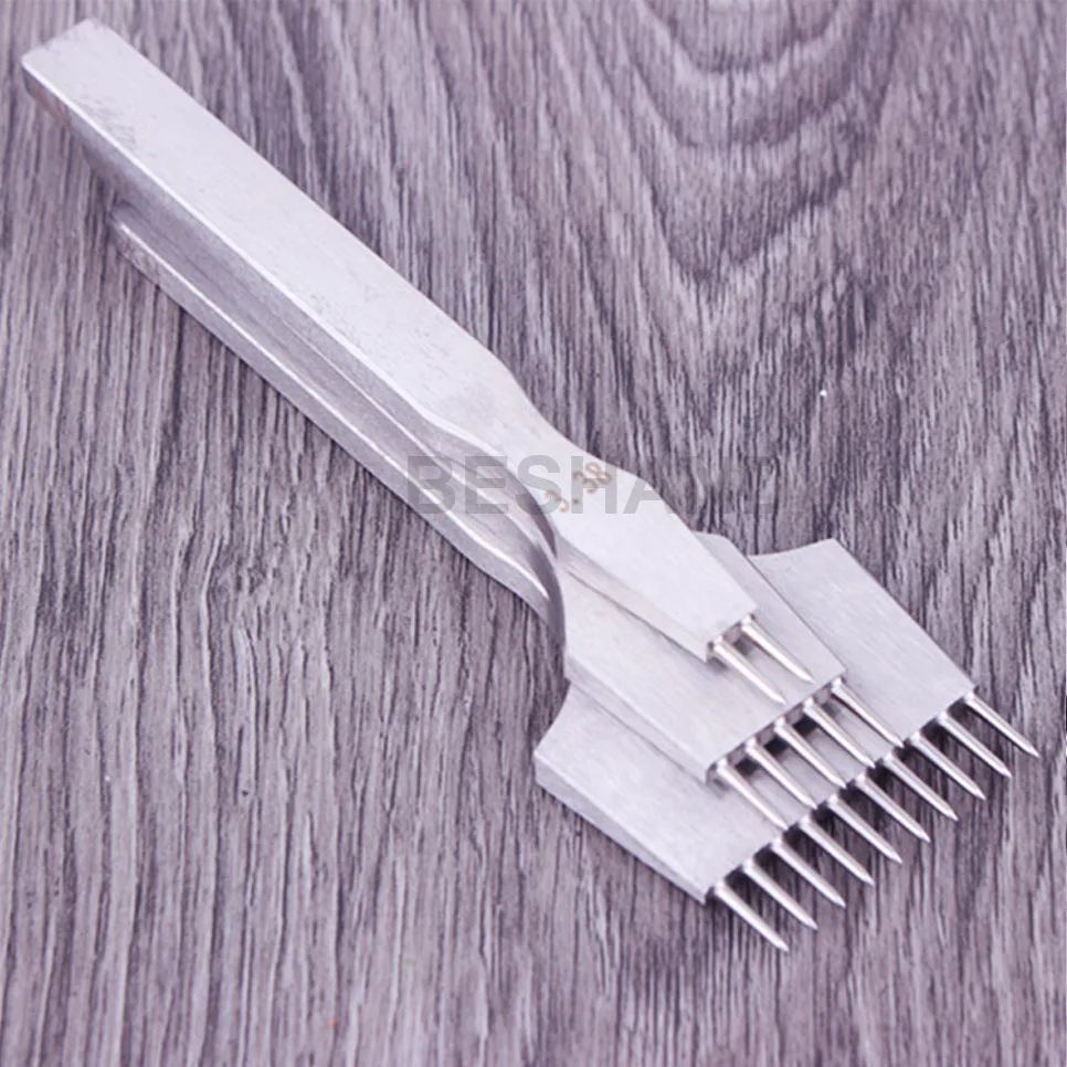 Scalpello/set Di Scalpello Con Foro Rotondo, In Ferro Da Pungere - Foto 9