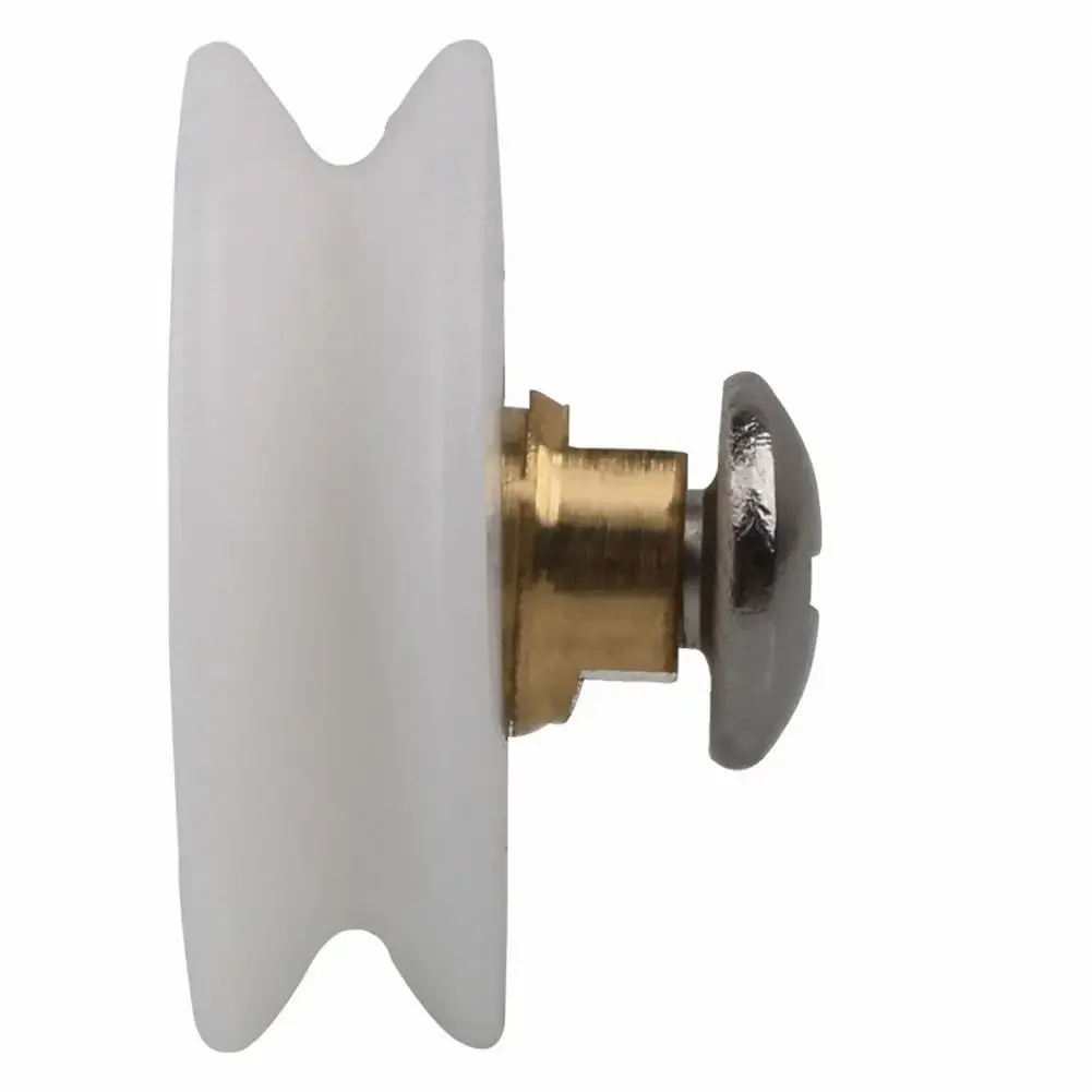 4/8pcs Shower Door Rollers / Runners / Wheels Grooved 22mm Diameter Shower Sliding Door Wheel Runner Pulley Parts shower door rollers shower room pulley shower room rollers