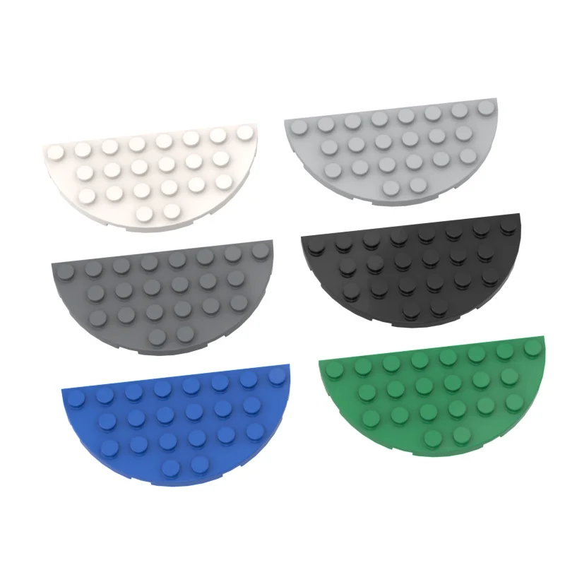 1 Pcs Building Blocks 22888 Plate, Round Half 4X8 Collezioni Bulk Modular Gbc Toy Per High-Tech Moc Set