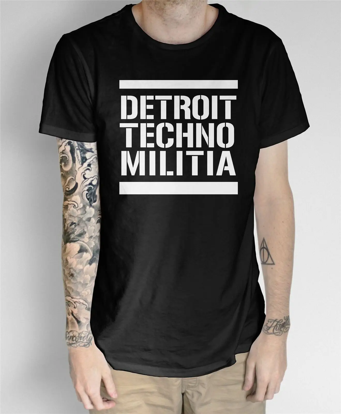 T-Shirt Detroit Techno Milizia-Edm Underground Resistance House Music