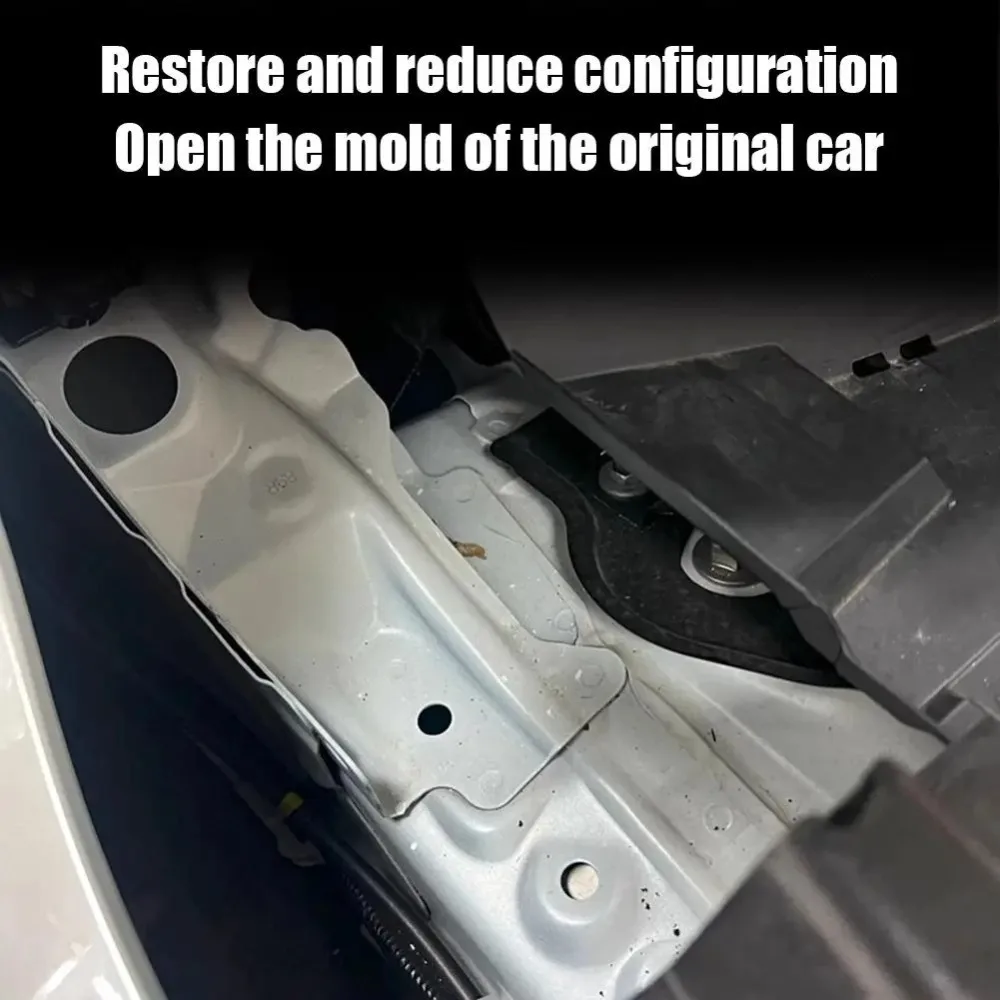 2PCS 보호 커버 싱크 네트 프로텍터 장식 액세서리 플라스틱 자동차 엔진 필터 커버 프론트 후드 커버