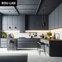 ตู้ครัวแบบกำหนดเอง ตู้เก็บของ ตู้เก็บช้อนส้อม ตู้เก็บภาชนะบนโต๊ะอาหาร โต๊ะเกาะกลาง ชุดเฟอร์นิเจอร์ครัว 3