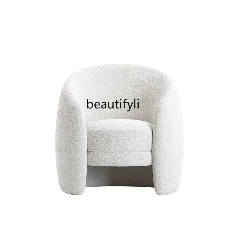 

Modern Minimalist Fabric Home Leisure Chair Silent Style Living Room Couch