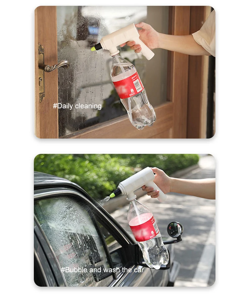 Description Picture 3 of itemElectric Plant Spray Bottle Watering Can Head Multi-functional Fogger USB Sanitizing Sprayer Watering Machine Plants Garden Tool