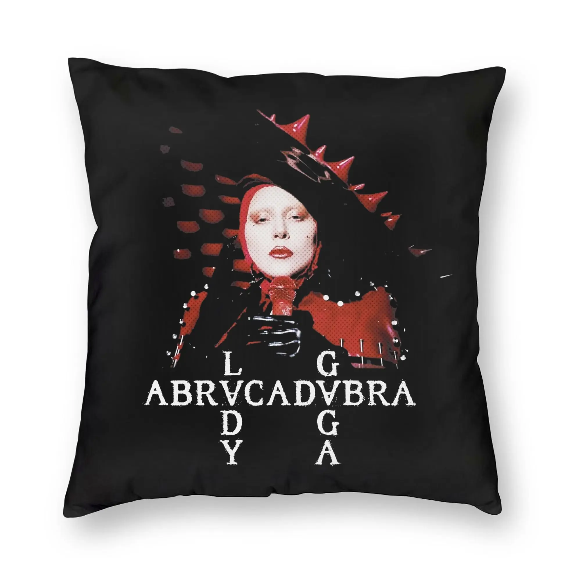 ABRACADABRA 어머니 레이디 가가 베개 커버 폴리에스테르 쿠션 커버 장식 던지기 베개 케이스 커버 홈 지퍼 40X40cm