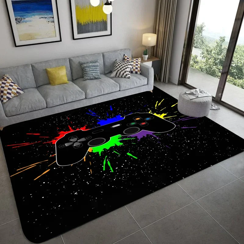 Anime Gamer Controller Carpet Rug 3D Printing Creative Game Door Large Mat Bathmat For Living Room Bedroom Entrance floor mat