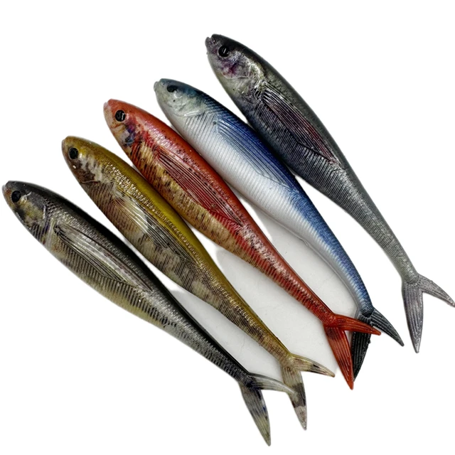 11g 12.5cm 3D Sea Fishing Trolling Tuna Mackerel Seawater Bait Lures Soft  Plastic Lure Swimbait For Bass Fishing Thkfish - AliExpress