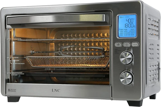 Fryer Oven, 34QT Extra Large 1750W Toaster Oven Air Fryer Combo