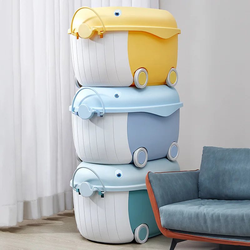 

Домашний мультяшный ящик для хранения игрушек в виде дельфина, домашние закуски, детская одежда, вместительная коробка для хранения, органайзер для хранения