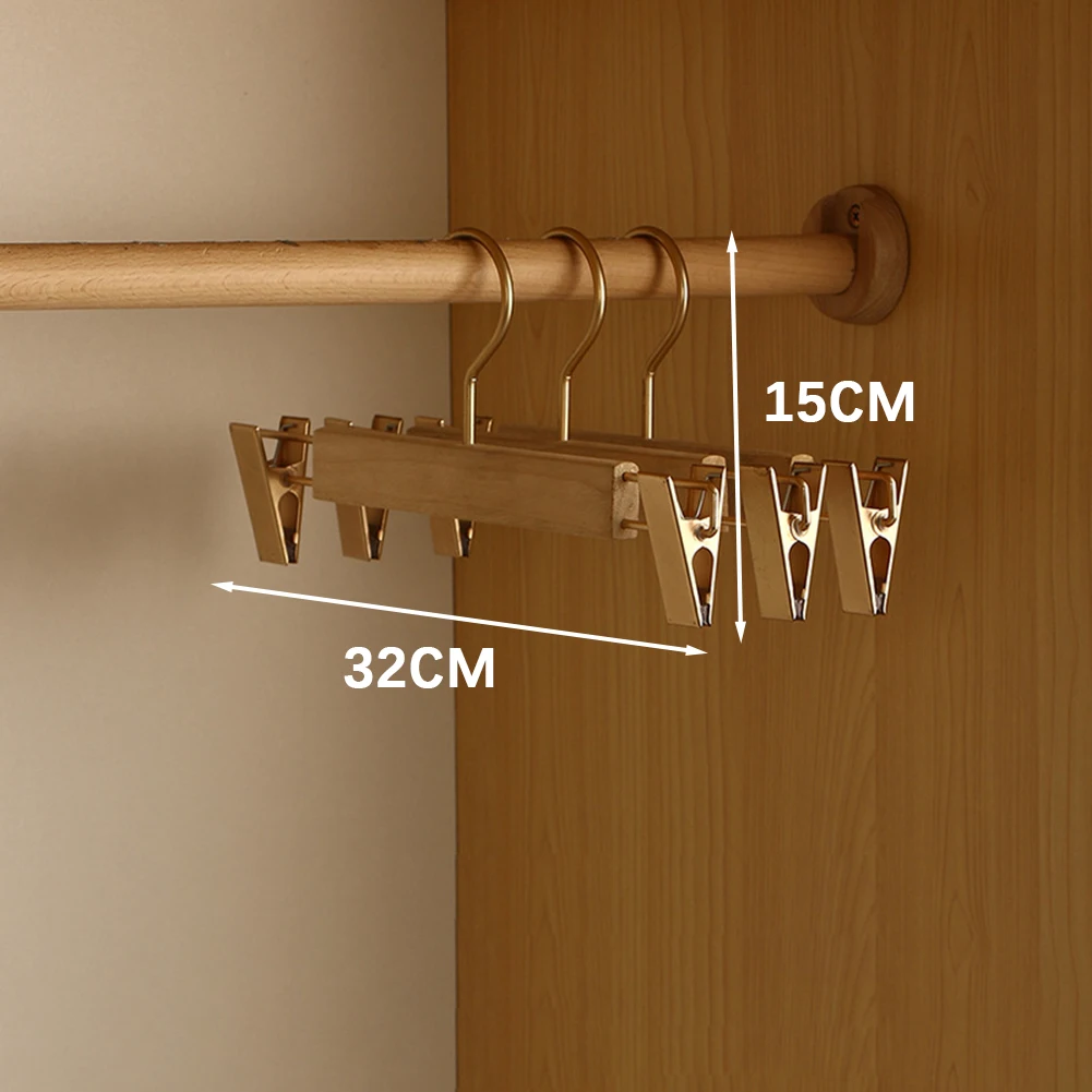 2Pcs Household Non-slip Hanger, Thick And Wide Shoulder Wooden Drying Rack, Home Coat Clothes Organizer Closet Space Saver