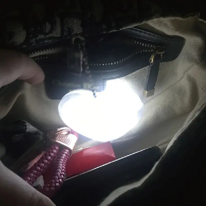 Purse Round LED Light, Handbag Illuminator, Automatic Motion Sensor. Jewel Case
